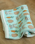 Blue Bunny Bamboo Swaddle Blanket