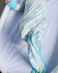 Blue Toile Bamboo Knotted Gown