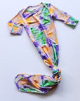 Ink Splat Bamboo Knotted Gown