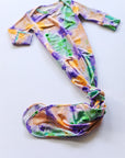 Ink Splat Bamboo Knotted Gown