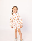 Orange Crab Bamboo Sweatshirt Set - Top & Bottom
