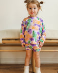 Ink Splat Bamboo Sweatshirt Set - Top & Bottom