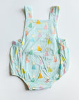 Blue Birthday Print Bamboo Sun Bubble with Adjustable Straps