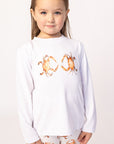 Orange Crab Bamboo Long Sleeve Tee