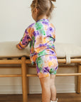 Ink Splat Bamboo Sweatshirt Set - Top & Bottom