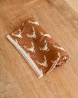 Reindeer Bamboo Swaddle Blanket