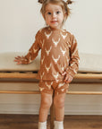 Reindeer Bamboo Sweatshirt Set - Top & Bottom
