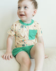 Beach Dog Bamboo Varsity Short Set - T-shirt & Shorts