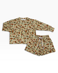 Camo Bamboo Womens Sweatshirt Set - Top & Bottom