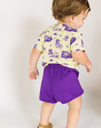 Tiger Toile Bamboo Varsity Short Set - T-shirt & Shorts