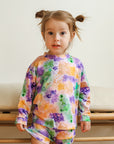 Ink Splat Bamboo Sweatshirt Set - Top & Bottom
