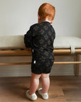 Fleur de lis Bamboo Sweatshirt Set - Top & Bottom
