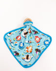 Pool Dogs Bamboo Lovie with Wooden Ring