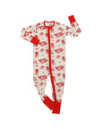 Bulldog Toile Double Zipper Bamboo Sleeper