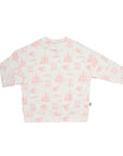 Pink Toile Bamboo Sweatshirt