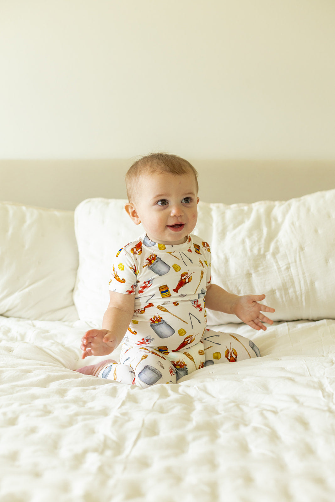 Toddler Pajama Set | Super Soft Viscose Bamboo | Crawfish Boil