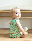 Fishing Baits Bamboo Henley Onesie with Snaps