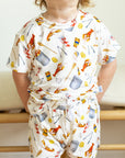 Crawfish Boil Bamboo Varsity Short Set - T-shirt & Shorts