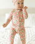 Grapefruit Double Zipper Bamboo Sleeper