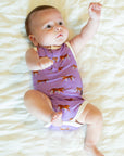 Geaux Bamboo Henley Onesie with Snaps