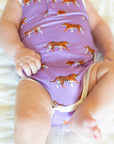 Geaux Bamboo Henley Onesie with Snaps