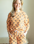 Coonhound Bamboo Womens Sweatshirt Set - Top & Bottom