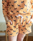Coonhound Bamboo Womens Sweatshirt Set - Top & Bottom