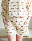 Tiger Bamboo Womens Sweatshirt Set - Top & Bottom