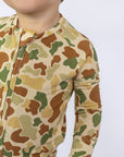 Camo Double Zipper Bamboo Sleeper