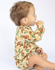 Camo Bamboo Sweatshirt Set - Top & Bottom