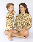 Camo Bamboo Womens Sweatshirt Set - Top & Bottom