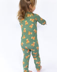 Holiday Teddy Double Zipper Bamboo Sleeper
