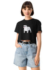 Red Bulldog - The Cropped Mascot Tee