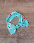 Mr Snowman Bamboo Bow Headband