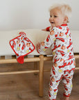 Crawfish 2 Piece Bamboo Pajama Set