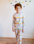 Mardi Gras 2 Piece Bamboo Pajama Set