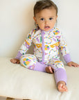 Mardi Gras Double Zipper Bamboo Sleeper