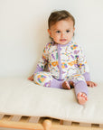 Mardi Gras Double Zipper Bamboo Sleeper