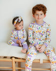 Mardi Gras Double Zipper Bamboo Sleeper