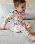 Mardi Gras 2 Piece Bamboo Pajama Set