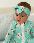 Mr Snowman Bamboo Bow Headband