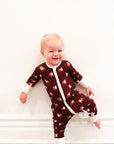 Maroon Bulldog Double Zipper Bamboo Sleeper