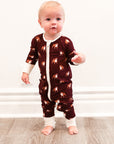 Maroon Bulldog Double Zipper Bamboo Sleeper