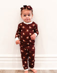 Maroon Bulldog Bamboo Bow Headband