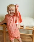 Sherbert Ribbed Solid 2 Piece Bamboo Pajama Set