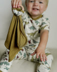 Dino 2 Piece Bamboo Pajama Set