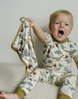 Dino 2 Piece Bamboo Pajama Set