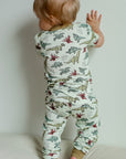 Dino 2 Piece Bamboo Pajama Set
