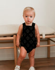 Fleur de lis Bamboo Sun Bubble with Adjustable Straps