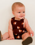 Maroon Bulldog Bamboo Sun Bubble with Adjustable Straps